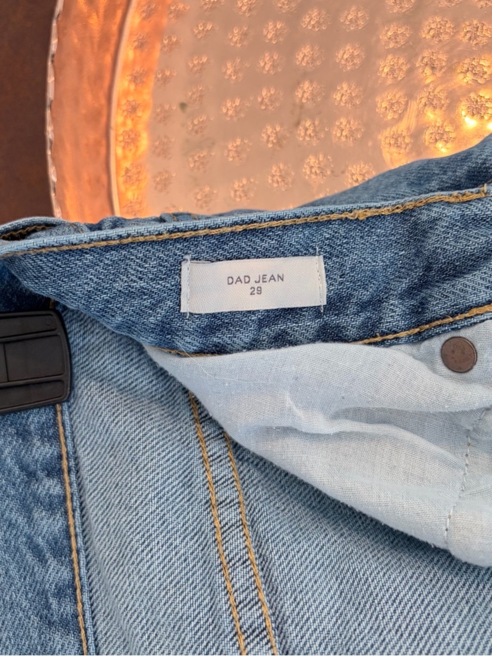 PacSun High-Rise Straight Leg Dad Jeans Y2K Vintage Normcore Streetwear 29 - Picture 3 of 13